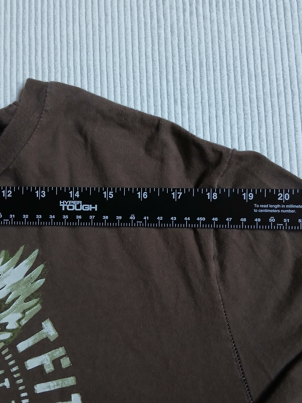American Eagle Outfitters Shirt Mens XL Brown Long Sleeve Graphic Tee Y2K - Picture 3 of 8